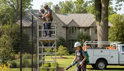 Deer deterrent service in Palm Harbor, FL protecting trees and plants from browsing damage