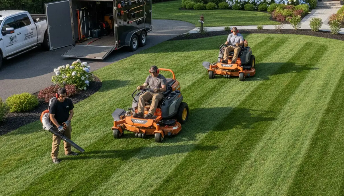 Palm Harbor, FL tree service team providing professional tree trimming and yard care