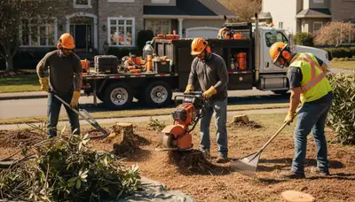 Arbor Tree Care shrub removal in Palm Harbor, FL for safe, efficient overgrown landscape clearing