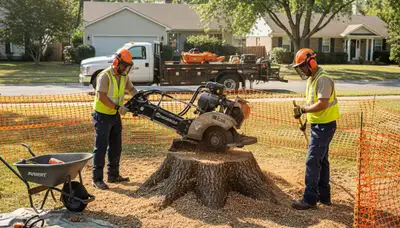 Stump removal service in Palm Harbor, FL for safe, thorough tree stump cleanup