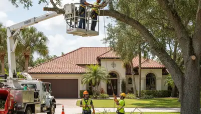 Professional tree trimming service in Palm Harbor, FL for residential and commercial properties